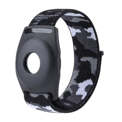 For AirTag Anti-Lost Device Case Locator Nylon Loop Watch Strap Wrist Strap, 17cm (Army Green Camouflage), 22cm (Army Green Camouflage), 17cm (Deep Green Camouflage), 22cm (Deep Green Camouflage), 17cm (Purple Camouflage), 22cm (Purple Camouflage)     ...