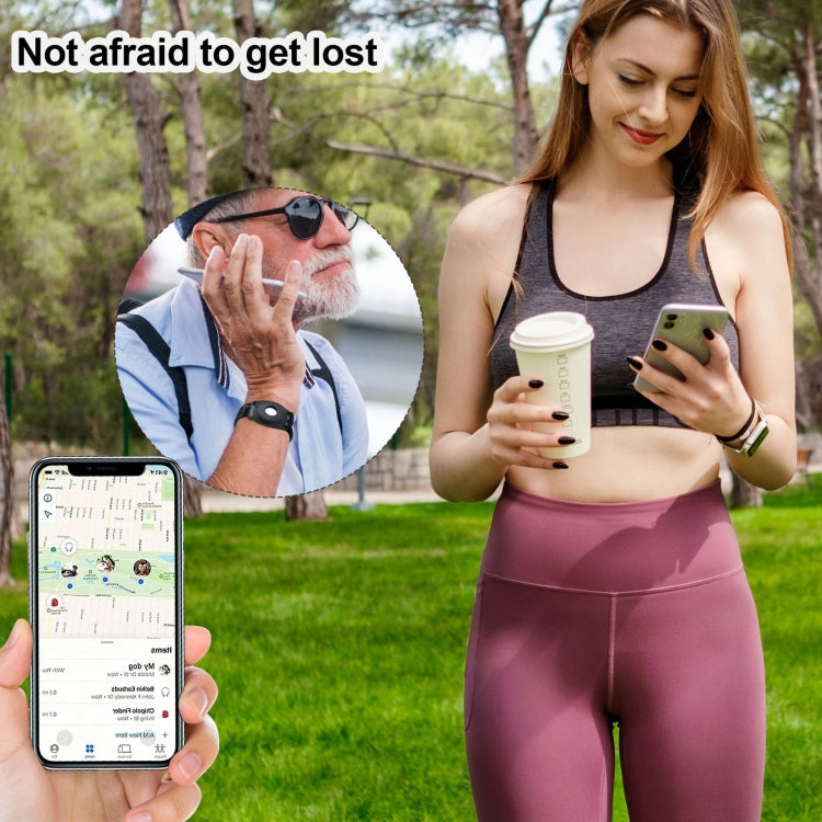 For AirTag Anti-Lost Device Case Locator Nylon Loop Watch Strap Wrist Strap, 17cm (Army Green Camouflage), 22cm (Army Green Camouflage), 17cm (Deep Green Camouflage), 22cm (Deep Green Camouflage), 17cm (Purple Camouflage), 22cm (Purple Camouflage)     ...