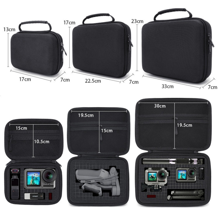 For Gopro10 / 9 Camera Bag Multifunctional Digital Storage Bag Large Capacity Handbag, 1339 Medium, 1339 Large, 1339 Small