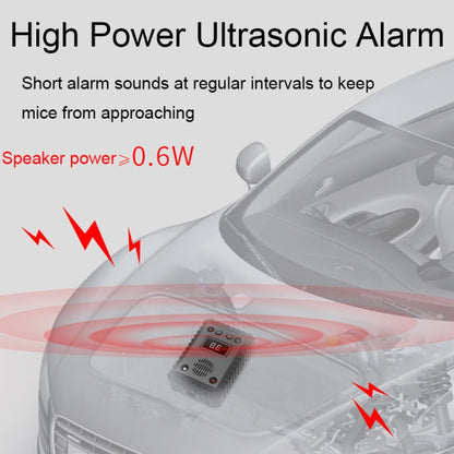 SJZ-021 Auto-Ultraschall-Mäusevertreiber Auto-Motor-Mäusevertreiber, ohne Batterie, mit Batterie