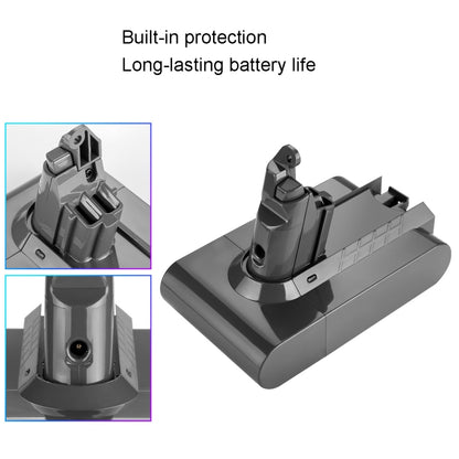 For Dyson V6 Series Handheld Vacuum Cleaner Battery Sweeper Spare Battery, V6 2.2Ah