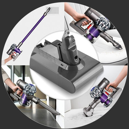 For Dyson V6 Series Handheld Vacuum Cleaner Battery Sweeper Spare Battery, V6 2.2Ah