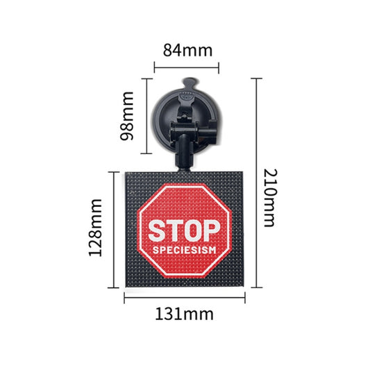 شاشة عرض LED ديناميكية للسيارة مزودة برموز تعبيرية، واجهة USB بجهد 5 فولت، واجهة USB