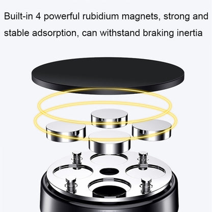 Air Outlet Type Aluminum Alloy Car Magnetic Suction Bracket Navigation Phone Holder, Air Outlet (Black), Air Outlet (Gold), Air Outlet (Silver)