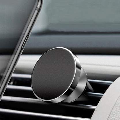 Air Outlet Type Aluminum Alloy Car Magnetic Suction Bracket Navigation Phone Holder, Air Outlet (Black), Air Outlet (Gold), Air Outlet (Silver)