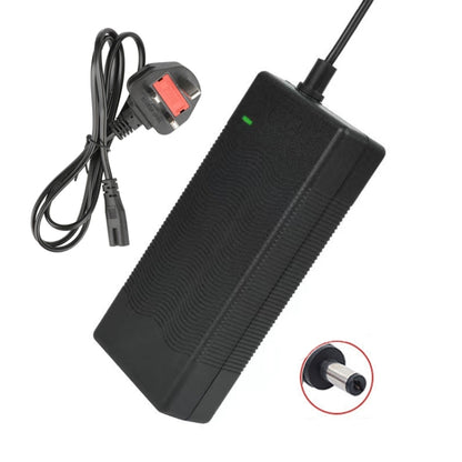 Chargeur intelligent pour trottinette électrique 42 V 2 A, tête CC 5525, chargeur de batterie au lithium 36 V, tête CC US, tête CC EU, tête CC UK, tête CC AU