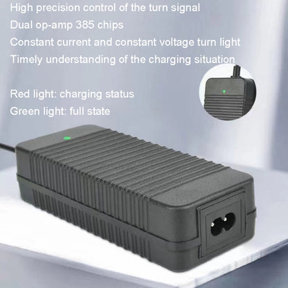 Chargeur intelligent pour trottinette électrique 42 V 2 A, tête CC 5525, chargeur de batterie au lithium 36 V, tête CC US, tête CC EU, tête CC UK, tête CC AU
