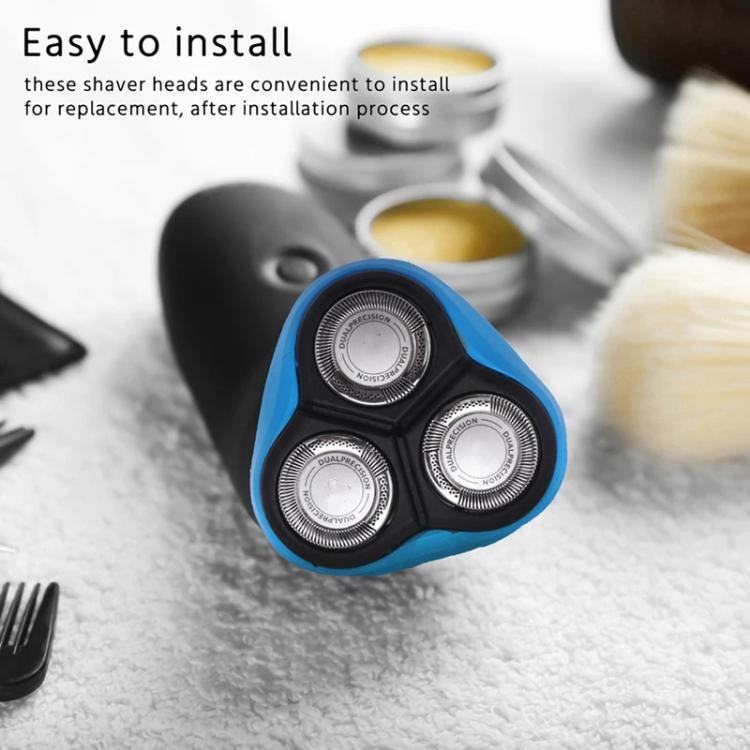 Pour Philips Rasoir Série AT/PT Tête Intégrale avec Lames Double Couche HQ8, Or, Noir, Rouge, Gris Foncé, Bleu Marine, Bleu