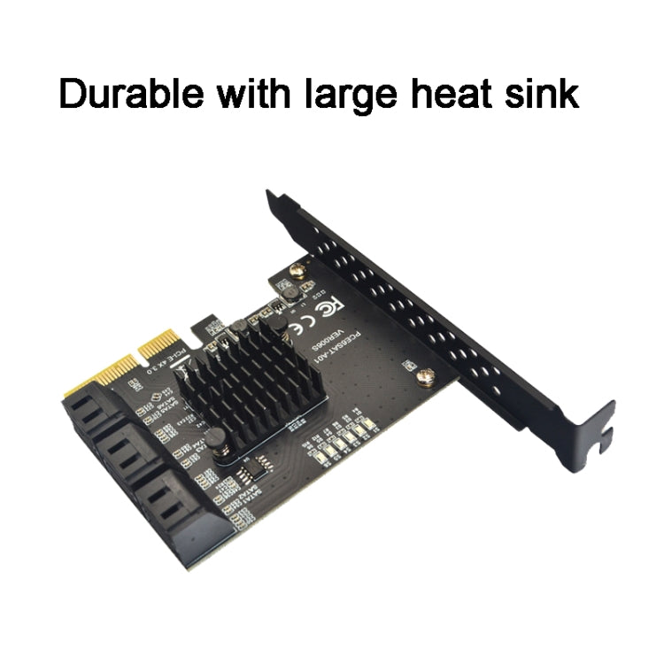 SATA 3.0 Adapter Expansion Card ASMedia ASM1166 Converter, PCIE  4X To 6 Port, PCIE 1X To 6 Port, PCIE 1X To 10 Port, PCIE 4X To 10 Port, PCIE 1X To 8 Port