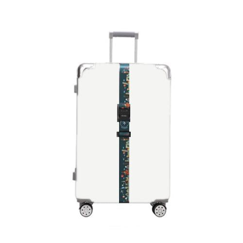 Luggage Fixed Anti-Mis-Opening Packing Strap, Honeycomb, Magic Color, Red Star, Travel Around, Smile, Rainbow, Blue Shiba Inu, Yellow Shiba Inu