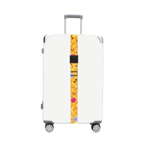 Luggage Fixed Anti-Mis-Opening Packing Strap, Honeycomb, Magic Color, Red Star, Travel Around, Smile, Rainbow, Blue Shiba Inu, Yellow Shiba Inu