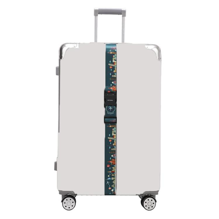 Luggage Fixed Anti-Mis-Opening Packing Strap, Honeycomb, Magic Color, Red Star, Travel Around, Smile, Rainbow, Blue Shiba Inu, Yellow Shiba Inu