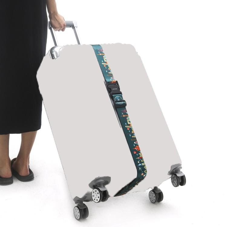 Luggage Fixed Anti-Mis-Opening Packing Strap, Honeycomb, Magic Color, Red Star, Travel Around, Smile, Rainbow, Blue Shiba Inu, Yellow Shiba Inu