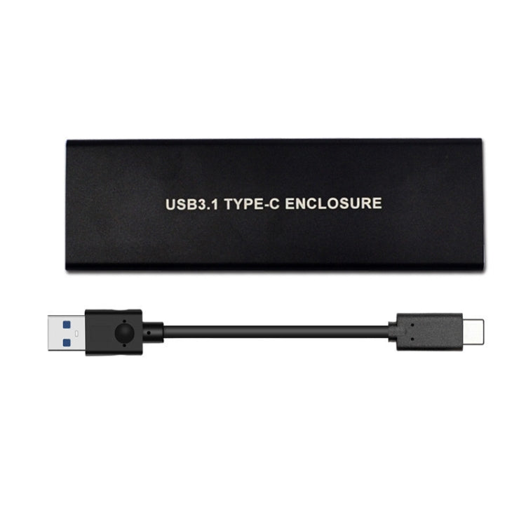 USB3.2 To M.2 NVME Hard Disk Box NGFF PCIE Protocol To TYPE-C, White, Black, Black with C-C Cable, Silver White with C-C Cable