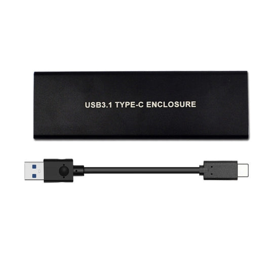 USB3.2 To M.2 NVME Hard Disk Box NGFF PCIE Protocol To TYPE-C, White, Black, Black with C-C Cable, Silver White with C-C Cable