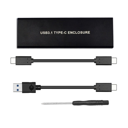USB3.2 To M.2 NVME Hard Disk Box NGFF PCIE Protocol To TYPE-C, White, Black, Black with C-C Cable, Silver White with C-C Cable