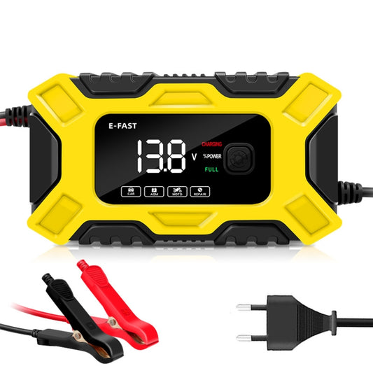 Cargador de batería E-FAST de 12 V para motocicleta y coche, enchufe europeo, enchufe estadounidense, enchufe australiano, enchufe británico, enchufe japonés.