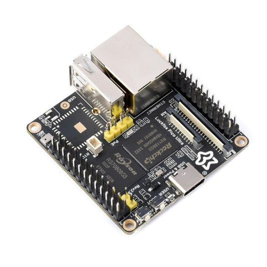 Placa de desarrollo Luckfox Pico Ultra B RV1106G2 0.5TOPS Micro Linux, procesador integrado sin Wi-Fi ni PoE, sin pantalla, pantalla táctil de 480 x 480, pantalla táctil de 720 x 720