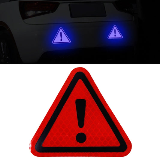 Pegatinas reflectantes triangulares para la cola del coche, señales de advertencia de seguridad y peligro, pegatinas para coche