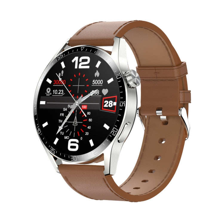 Sports Health Monitoring Waterproof Smart Call Watch With NFC Function, Black-Black Silicone, Black-Black Leather, Black-Black Steel, Silver-Red Silicone, Silver-Brown Leather, Silver-Silver Steel, Black-Black Leather+Black Silicone                    ...