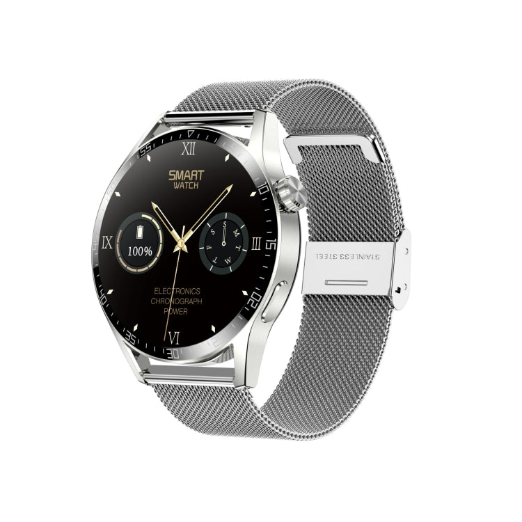 Sports Health Monitoring Waterproof Smart Call Watch With NFC Function, Black-Black Silicone, Black-Black Leather, Black-Black Steel, Silver-Red Silicone, Silver-Brown Leather, Silver-Silver Steel, Black-Black Leather+Black Silicone                    ...