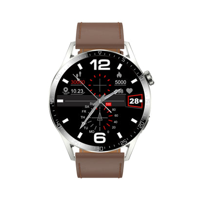 Sports Health Monitoring Waterproof Smart Call Watch With NFC Function, Black-Black Silicone, Black-Black Leather, Black-Black Steel, Silver-Red Silicone, Silver-Brown Leather, Silver-Silver Steel, Black-Black Leather+Black Silicone                    ...