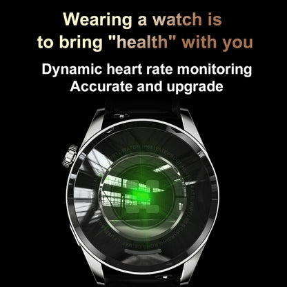 Sports Health Monitoring Waterproof Smart Call Watch With NFC Function, Black-Black Silicone, Black-Black Leather, Black-Black Steel, Silver-Red Silicone, Silver-Brown Leather, Silver-Silver Steel, Black-Black Leather+Black Silicone                    ...