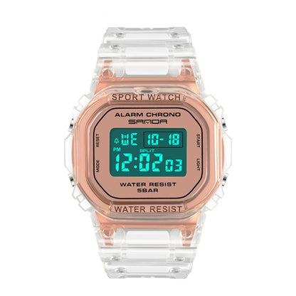 Montre multifonctionnelle SANDA 2009 pour sports, étanche et calendrier