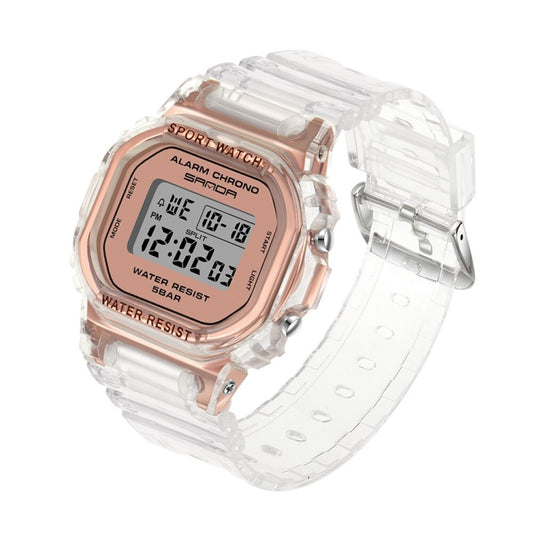 Montre SANDA 2009 multifonctionnelle, étanche et avec calendrier, idéale pour le sport.