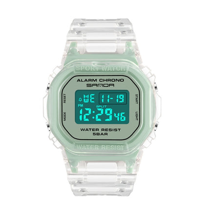 Montre multifonctionnelle SANDA 2009 pour sports, étanche et calendrier