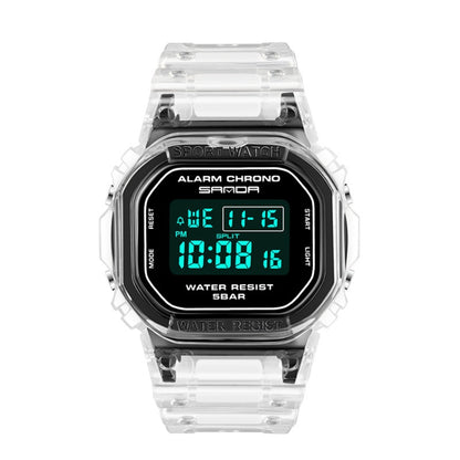 Montre multifonctionnelle SANDA 2009 pour sports, étanche et calendrier