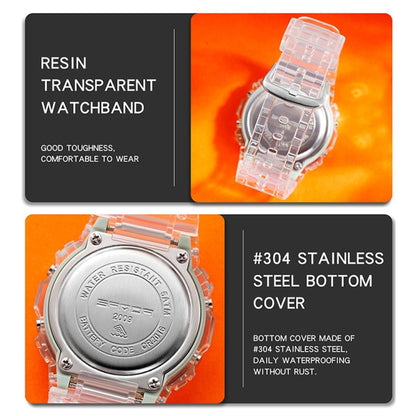 Montre multifonctionnelle SANDA 2009 pour sports, étanche et calendrier