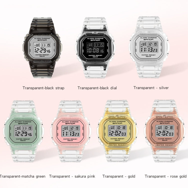 Montre multifonctionnelle SANDA 2009 pour sports, étanche et calendrier