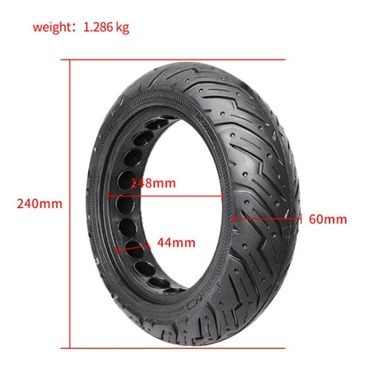 For Ninebot Max G30 Scooter 10 x 2.5 inch Solid Honeycomb Explosion-proof Tire, For Ninebot Max G30 Scooter 10 x 2.5 inch