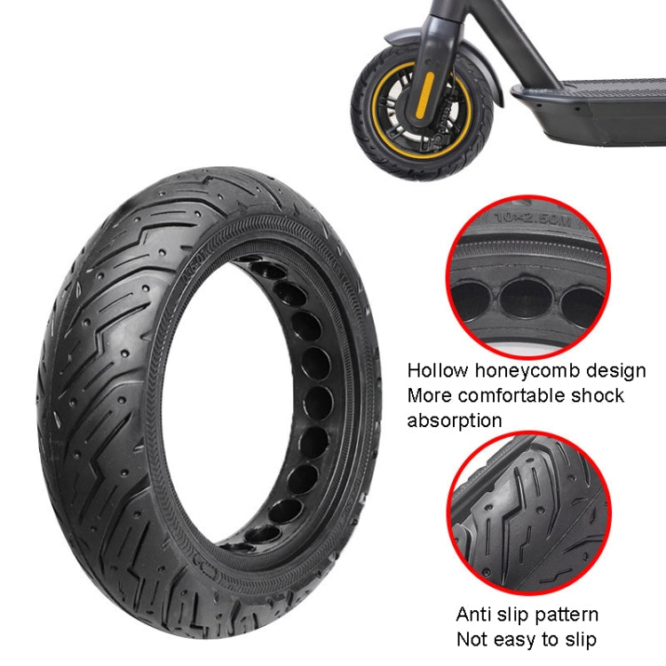 For Ninebot Max G30 Scooter 10 x 2.5 inch Solid Honeycomb Explosion-proof Tire, For Ninebot Max G30 Scooter 10 x 2.5 inch