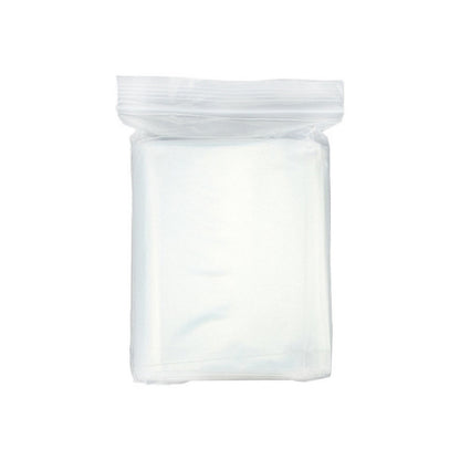 100pcs  Perforated Ziplock Bag Thickened Transparent Packaging Bag Plastic Sealed Bag