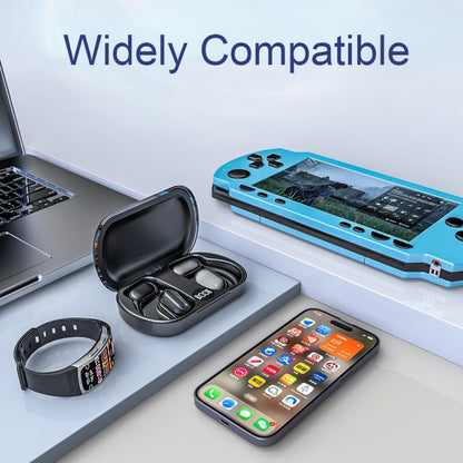 Air Conduction Ear-Hanging LED Digital Display Wireless ENC Noise Reduction Sports Bluetooth Earphones