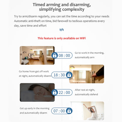 TUYA APP Control  Wireless PIR Motion Sensor Alarm WiFi Motion Detector, Tuya  WiFi