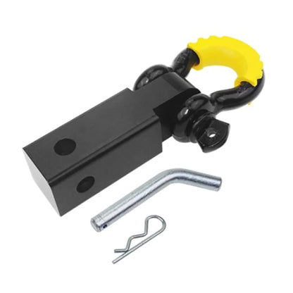 Solid Trailer Arm Off-Road Vehicle Rear Bumper Modified Traction Connector, Red, Black Red, Black Yellow