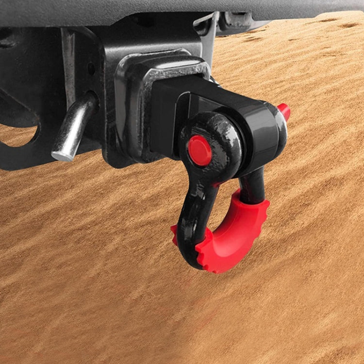 Solid Trailer Arm Off-Road Vehicle Rear Bumper Modified Traction Connector, Red, Black Red, Black Yellow