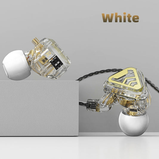 CVJ In-Ear Wired Gaming Earphone, White, Black, Blue, Green, With Mic White, With Mic Black, With Mic Blue, With Mic Green