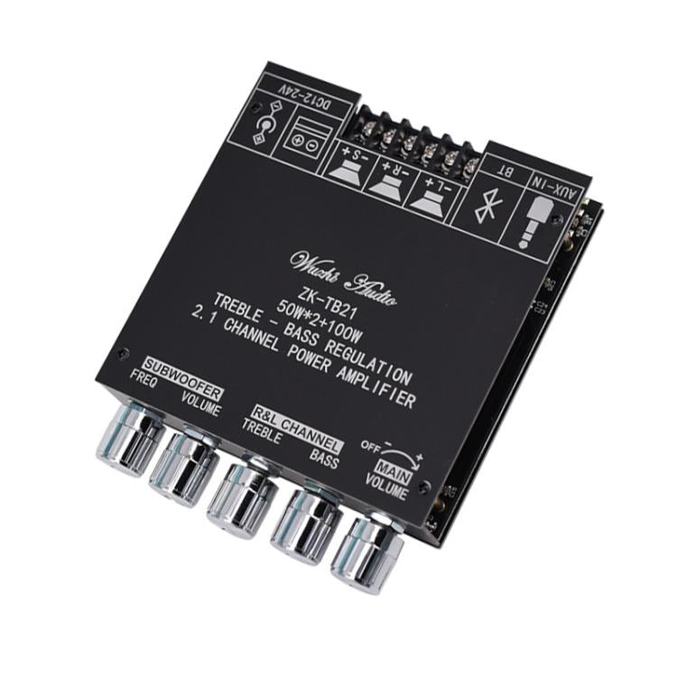 ZK-TB21 TPA3116D2 High & Low Pitch Adjustment 2.1 Channel Bluetooth Full Digital Power Amplifier Module