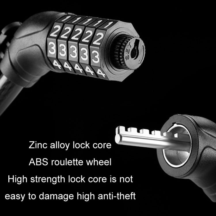 Mountain Bike Riding Anti-theft Key Combination Lock, Basic, Upgrade Positioning