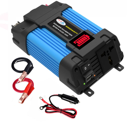 SOLIKE TECH Inversor de onda sinusoidal para vehículos, 12 V-220 V, 300 W, 12 V-110 V, 300 W, 12 V-220 V, 500 W, 12 V-110 V, 500 W