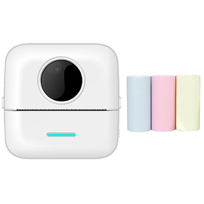 Mini Student Wrong Question Bluetooth Thermal Printer, With 5 Rolls White Paper, With 3 Rolls Color Paper