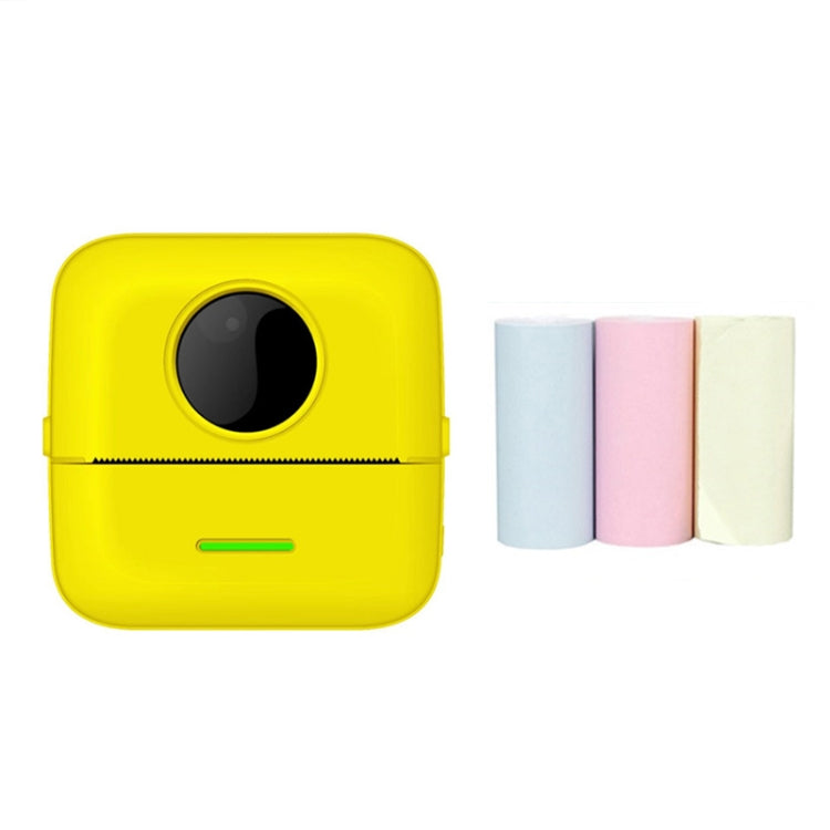 Mini Student Wrong Question Bluetooth Thermal Printer, With 5 Rolls White Paper, With 3 Rolls Color Paper
