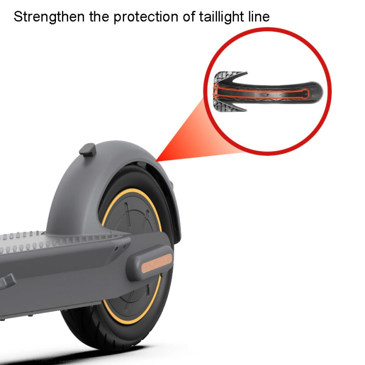 For Ninebot Max G30 Electric Scooter Parts Fender Tail Light Line Cover, Line Cover (Black)
