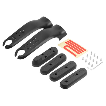 Pour Xiaomi M365 / PRO / 1S Accessoires de Skateboard : Housse de protection en plastique pour fourche avant et jeu de bandes réfléchissantes