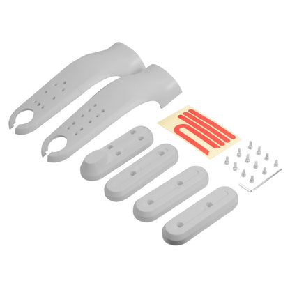 Pour Xiaomi M365 / PRO / 1S Accessoires de Skateboard : Housse de protection en plastique pour fourche avant et jeu de bandes réfléchissantes