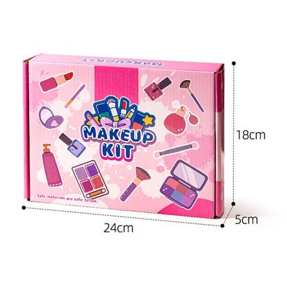 Ensemble de cosmétiques non toxiques 11 pièces/set pour filles, boîte de maquillage de simulation, belle trousse de maquillage 1164, sac à pois 1162, sac coquillage 1165, sac graffiti 1163, sac OPP 1162A, sac OPP 1163A, sac OPP 1164A, sac OPP 1165A